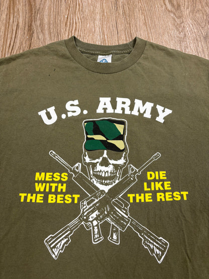Y2K U.S. Army “Mess With the Best; Die Like the Rest” Tee