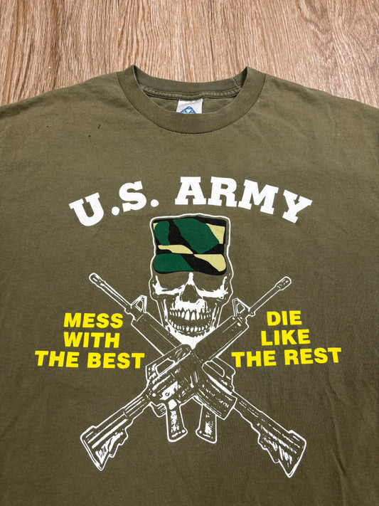 Y2K U.S. Army “Mess With the Best; Die Like the Rest” Tee