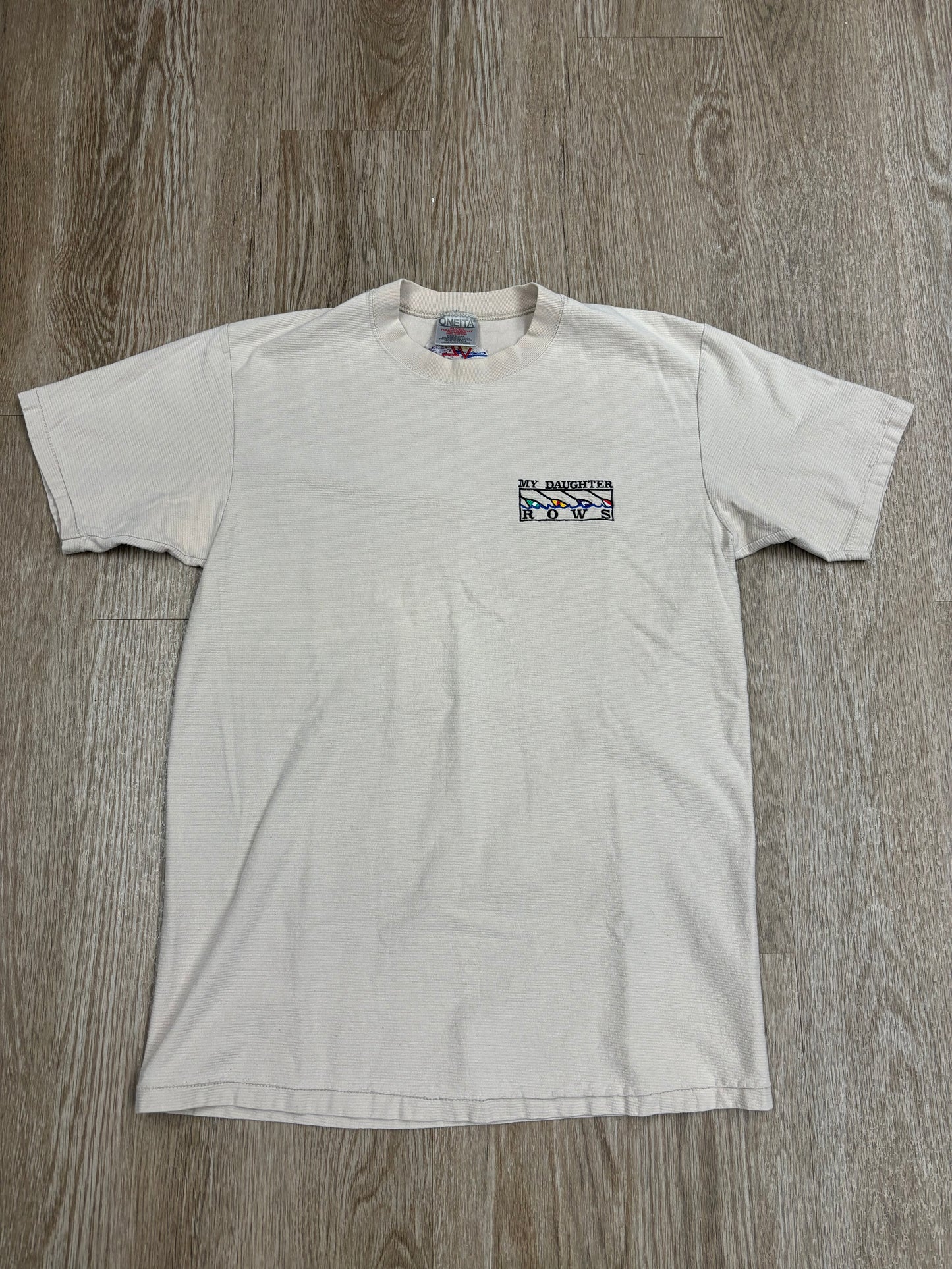 1990s “My Daughter Rows” Embroidered Tee