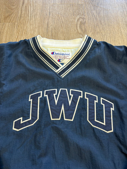 1990s Champion Johnson & Wales University Embroidered Windbreaker Jacket