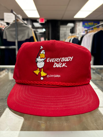 1980s John Baron Duck Art Golf Hat