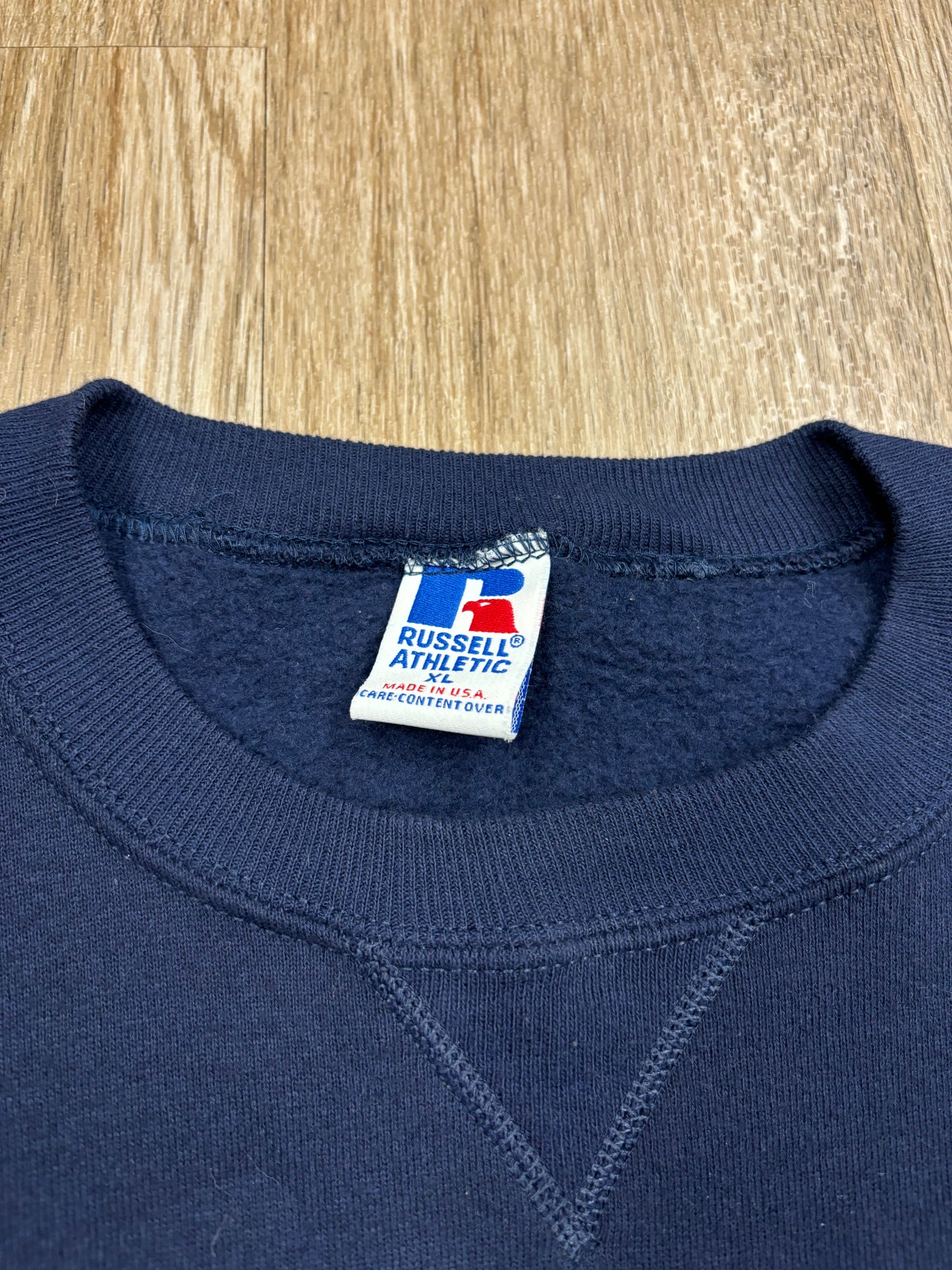 1996 Russell Athletic New York Yankees World Series Champions Embroidered Crewneck