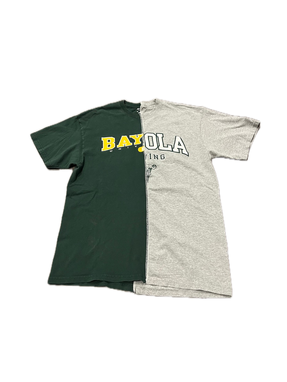 (L) Y2K Baylor X Loyola Hand-Made Tee