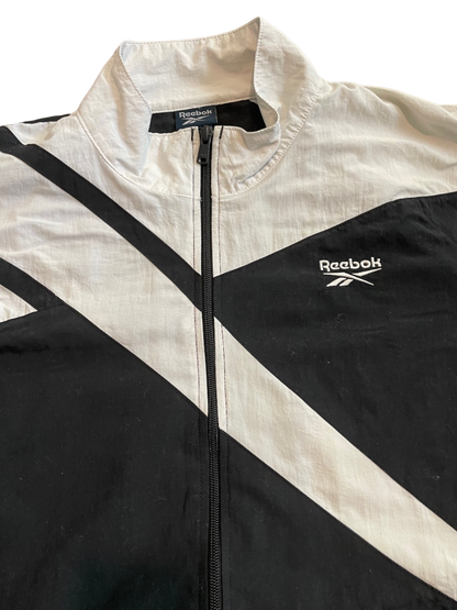 (L)1990s Reebok Wrap Around Graphic Windbreaker