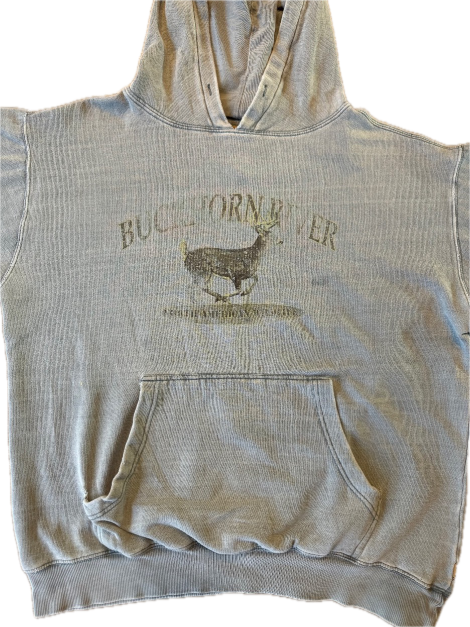 (L) Vintage Buckhorn River Deer Sweatshirt