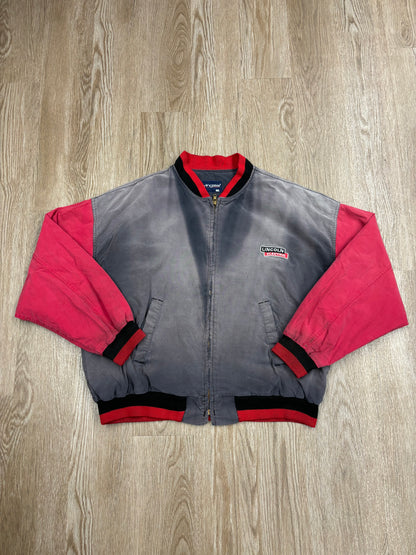 1980s Beautifully Faded Lincoln Electric Varsity Jacket