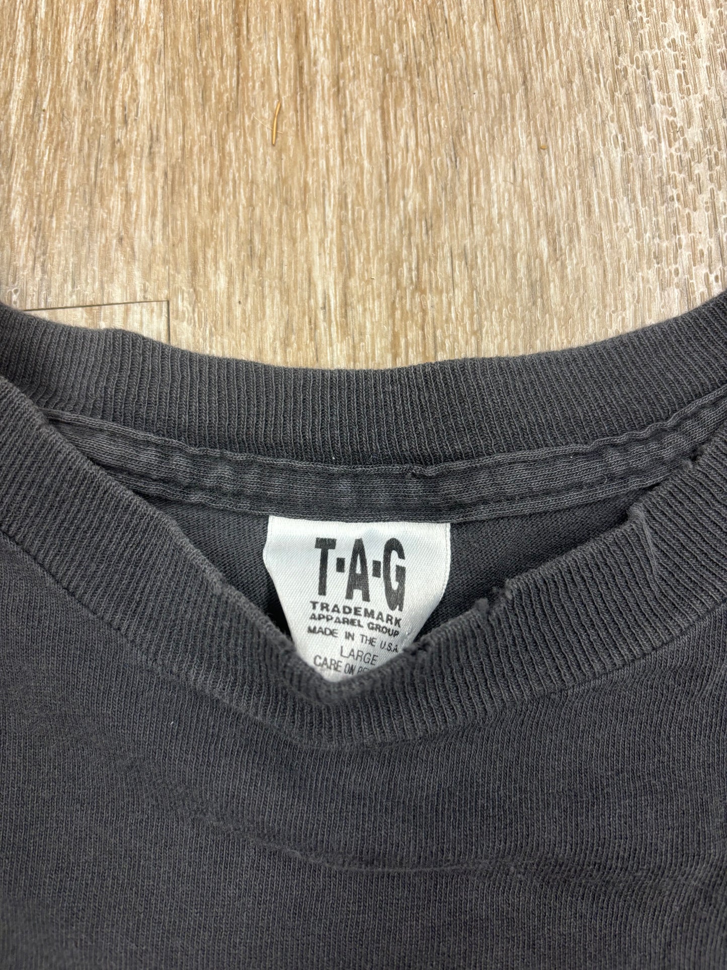 1993 Jurassic Park Original Faded Black Movie Promo Tee