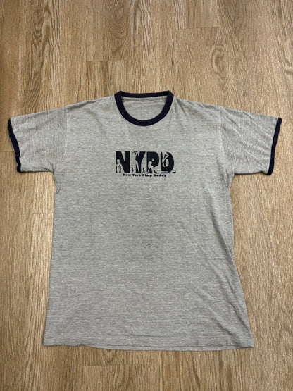 Y2K NYPD “New York Pimp Daddy” Parody Ringer Tee