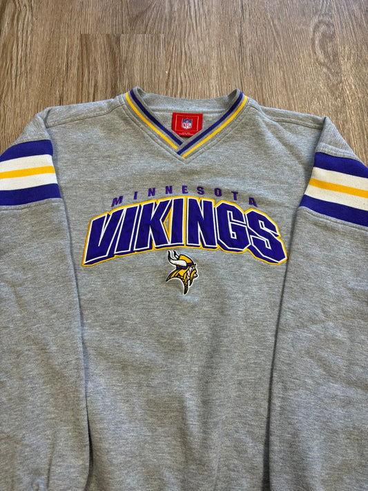 Y2K Minnesota Vikings Embroidered Crewneck