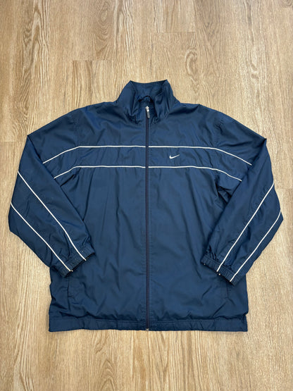 Y2K Nike Silver Tag Embroidered Windbreaker Jacket