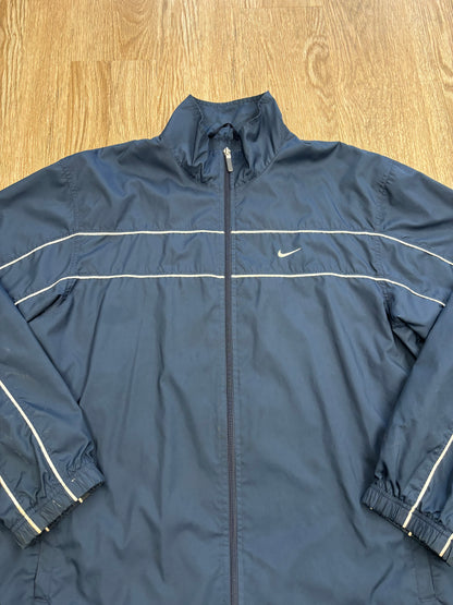Y2K Nike Silver Tag Embroidered Windbreaker Jacket