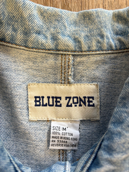 1990s Blue Zone Denim Chore Jacket