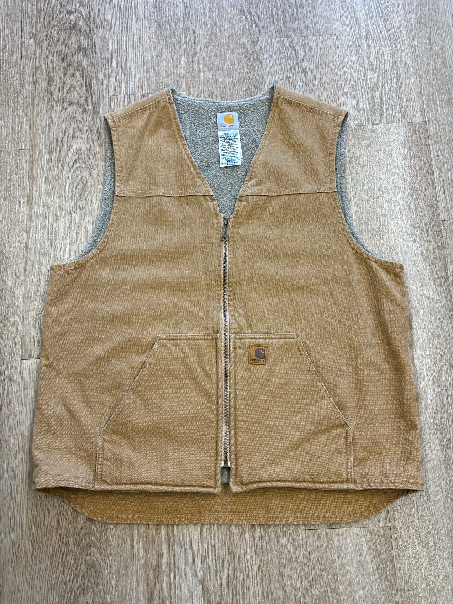 2007 Carhartt Fleece-Lined Duck Vest