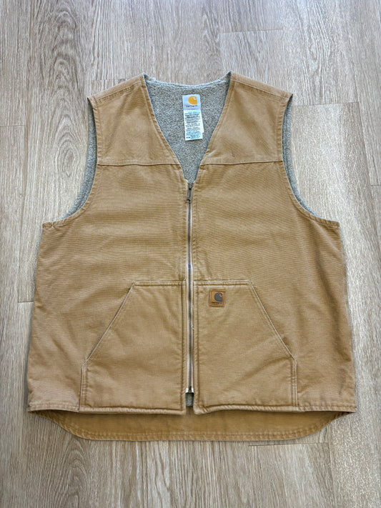 2007 Carhartt Fleece-Lined Duck Vest