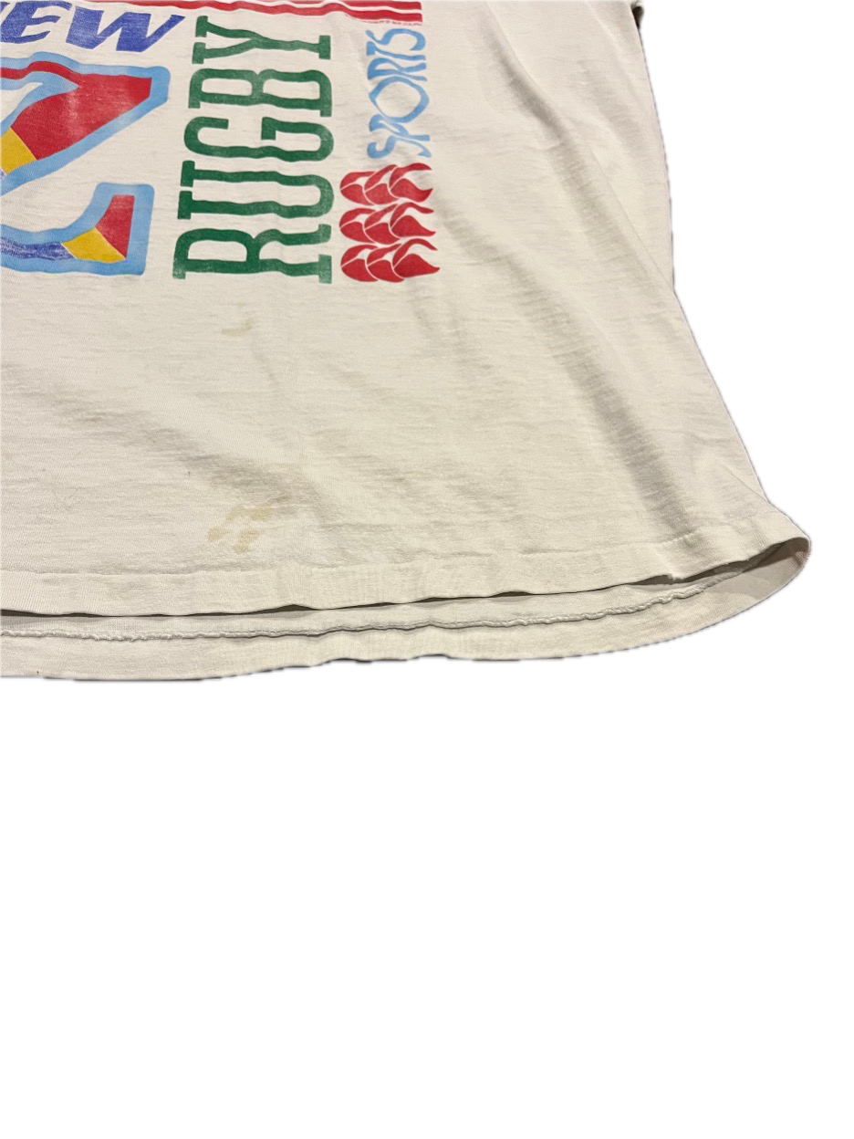 (L) 1989 Canterbury New Zealand Sailing and Rugby Single Stitch Tee