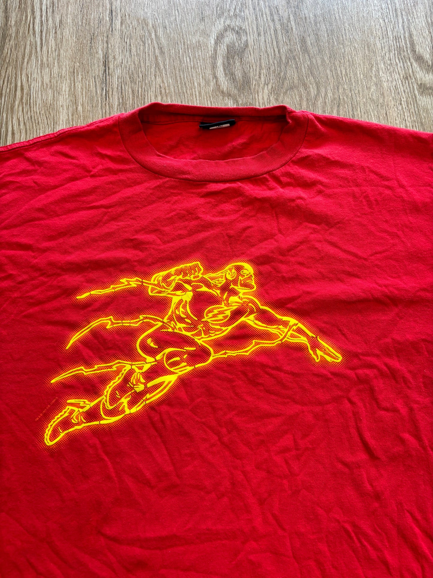 2001 DC Comics Flash Super-Hero Promo Tee