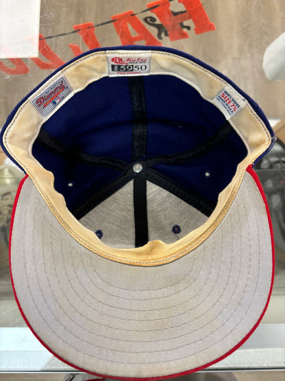 1980s New Era Chicago Cubs Fitted Baseball Cap