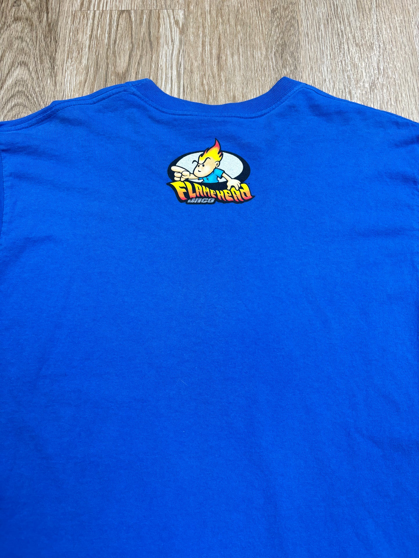 1990s JNCO Flamehead Alien Tee RARE