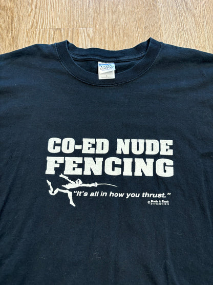 Y2K Co-Ed Nude Fencing Raunchy Tee