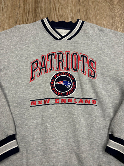 1990s New England Patriots Embroidered Crewneck