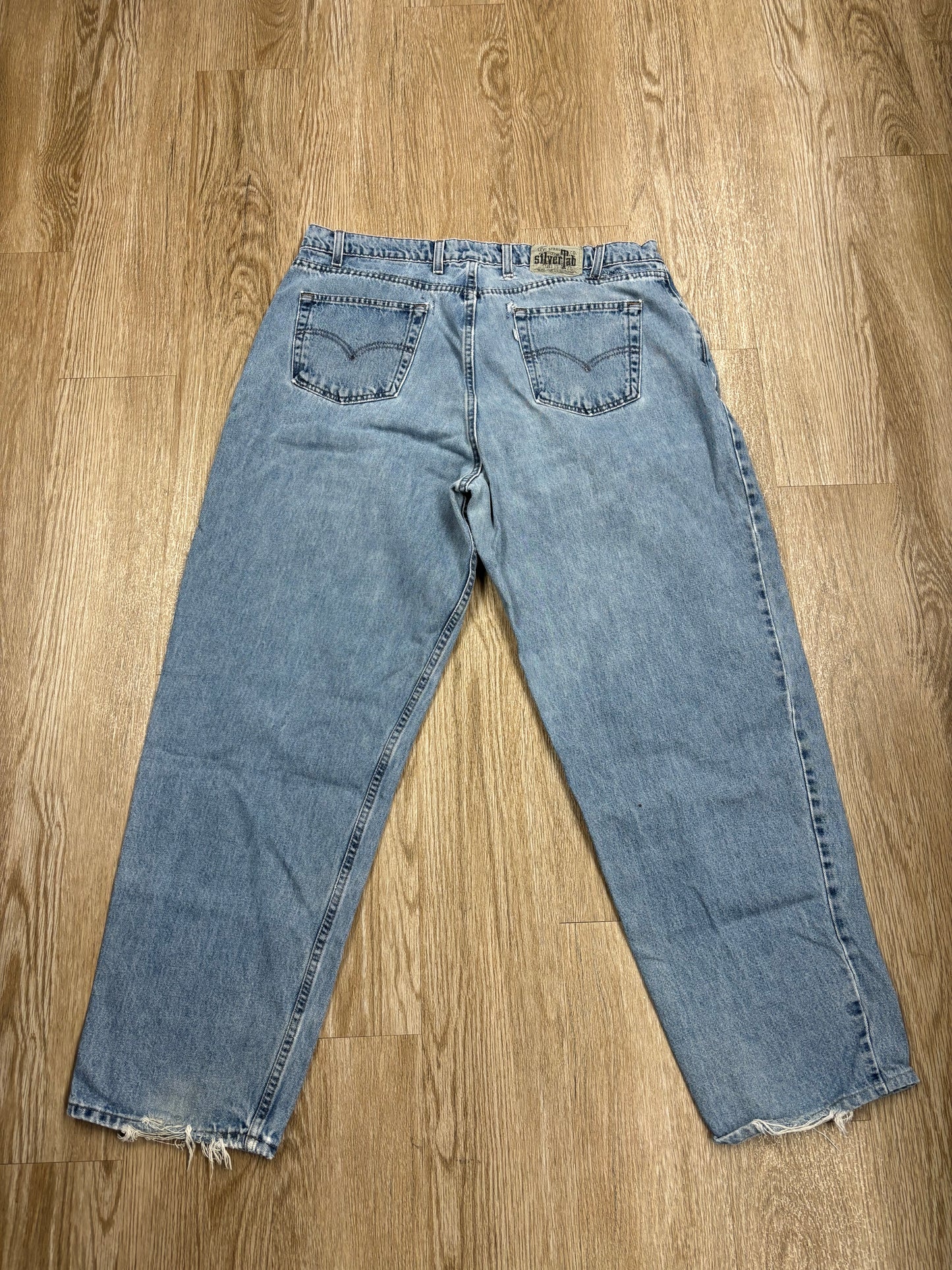 1990s Levi’s Silver Tab Loose Light Wash Jeans