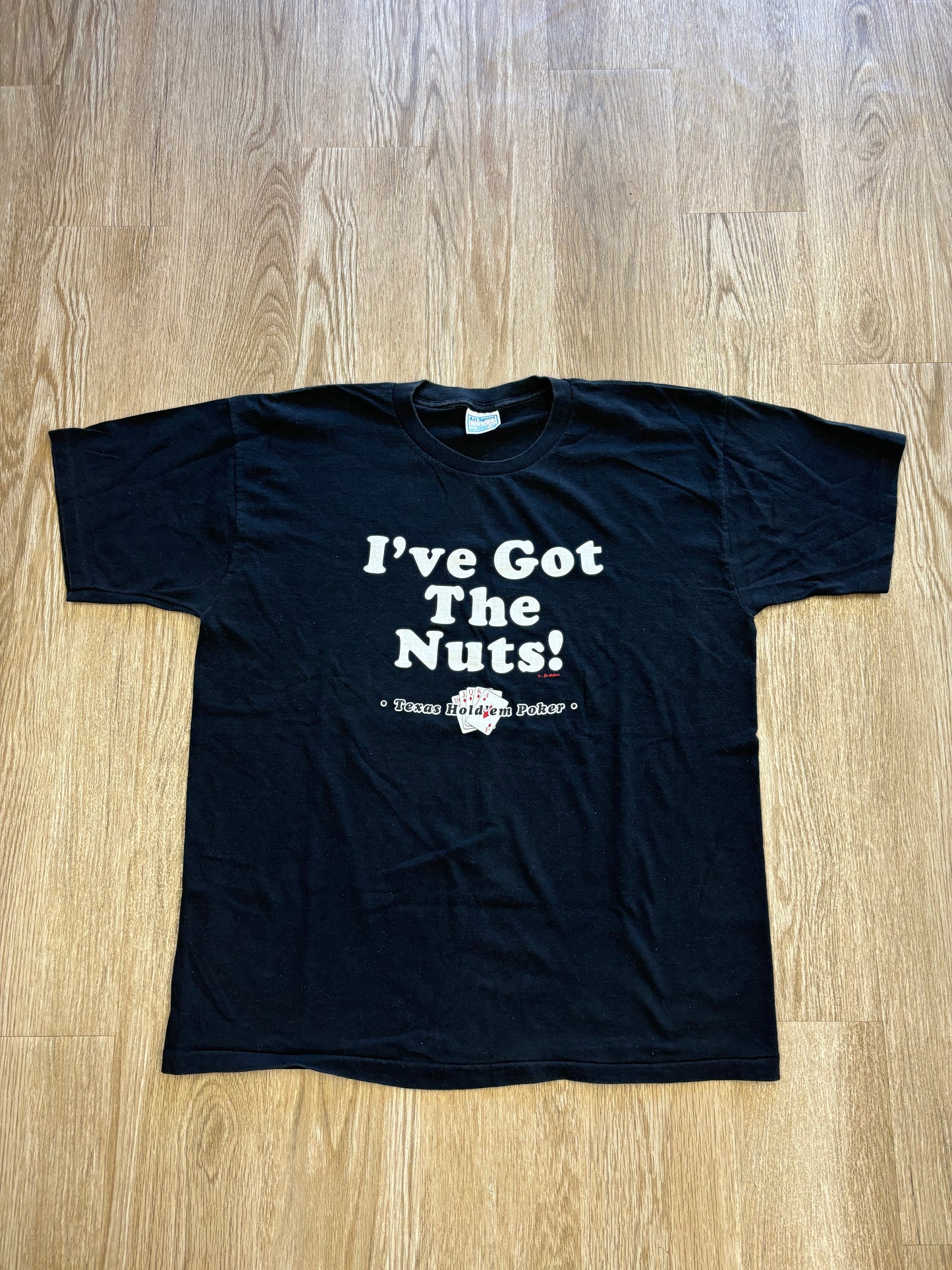 1990s Funny “I’ve Got the Nuts” Poker Gambling Tee