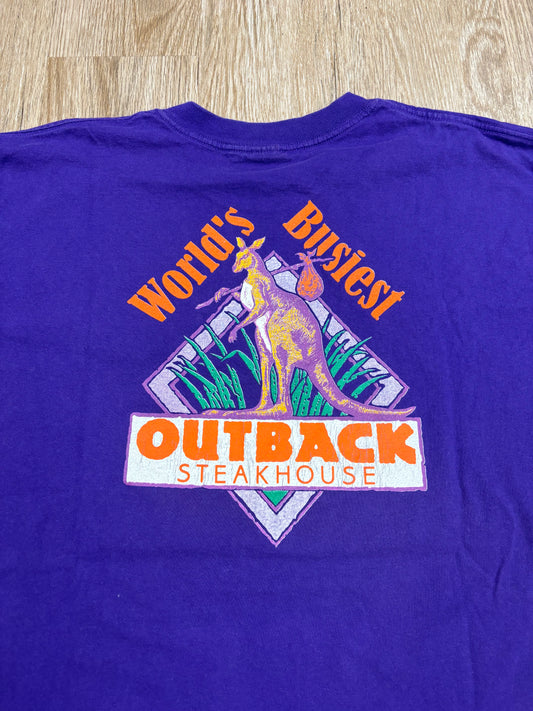 Y2K Funny Outback Steakhouse Promo Tee