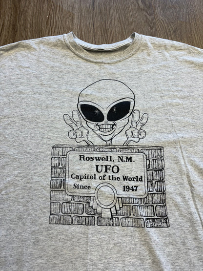 1999 UFO Capitol of the World Alien Tee