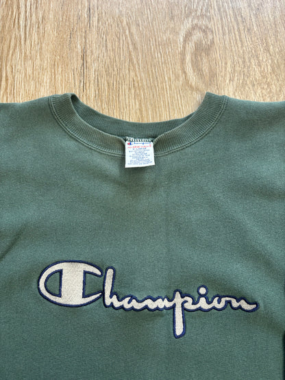 1990s Champion Reverse Weave Embroidered Crewneck
