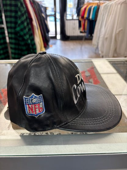 1990s Dallas Cowboys NFL Leather Strap-Back Hat
