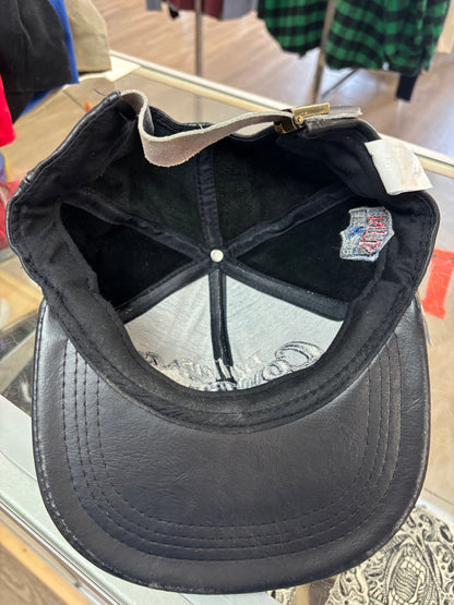 1990s Dallas Cowboys NFL Leather Strap-Back Hat