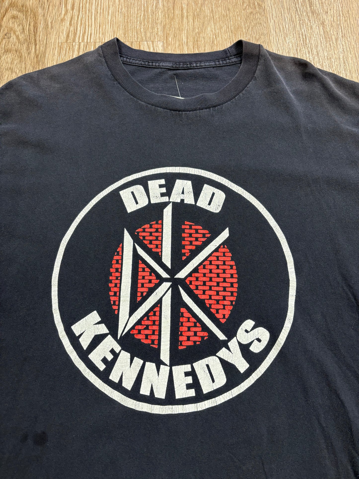Y2K Dead Kennedys Classic Logo Faded Black Tee