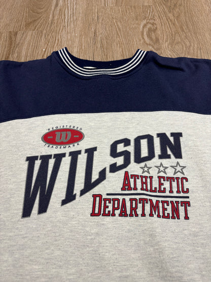 1990s Wilson Athletic Dept. Two-Tone Crewneck