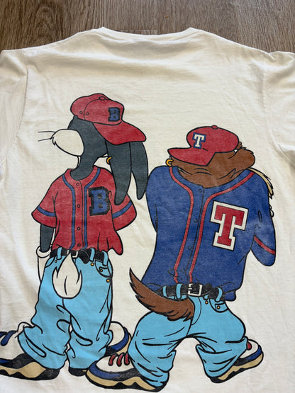 1993 Looney Tunes Taz & Bugs Gangster Tee