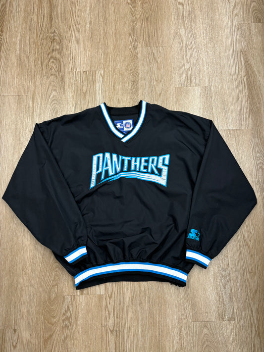 1990s Starter Carolina Panthers Embroidered Windbreaker Jacket