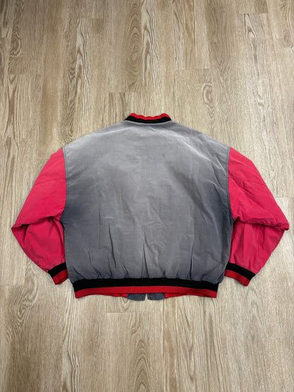 1980s Beautifully Faded Lincoln Electric Varsity Jacket
