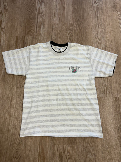 1990s Newport Rhode Island Striped Tee