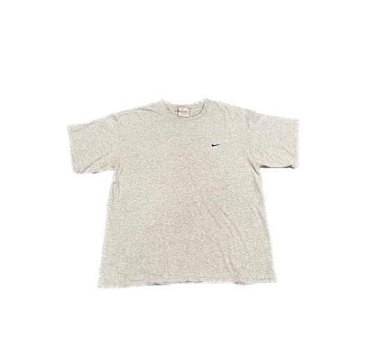 (L) Y2K Nike Silver Tag Small Check Tee