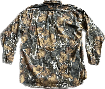 (XL) 1980s-1990s Mossy Oak Longsleeve Hunting Shirt