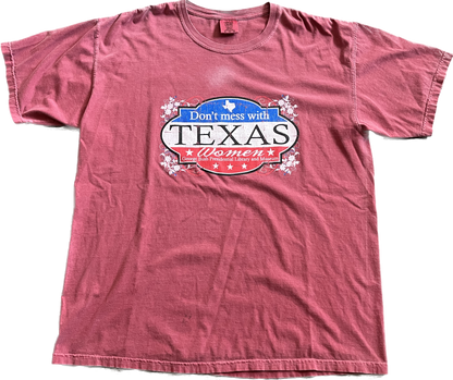 (XL) Vintage “Don’t Mess With Texas Women” Faded Tee