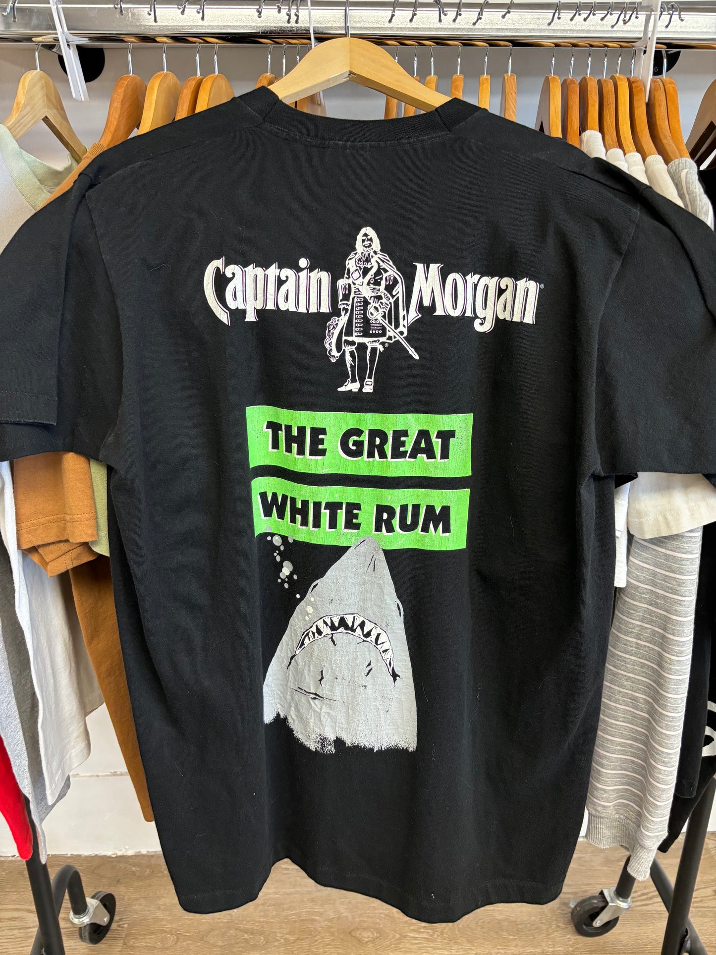 1990s Captain Morgan “The Great White Rum” Liquor Tee