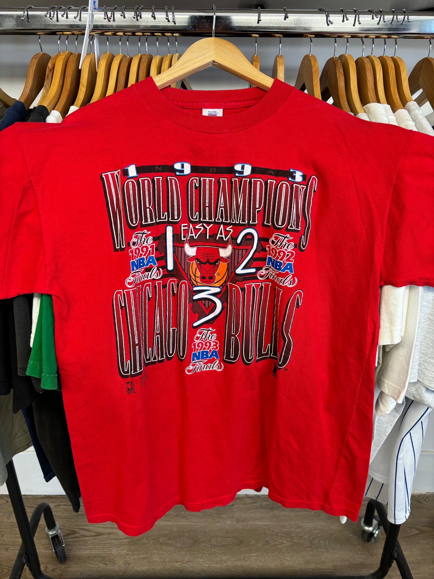 1993 Chicago Bulls NBA Championship Tee