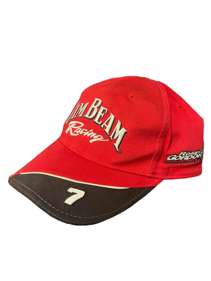 Vintage NASCAR Jim Beam Racing "7" Hat