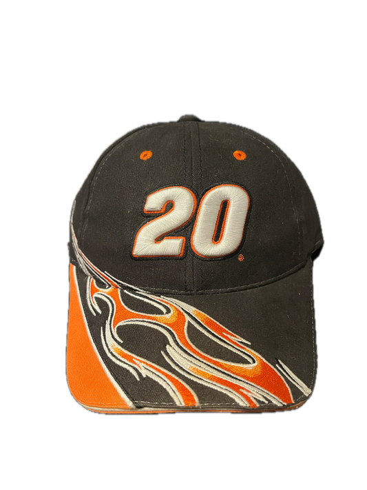 Vintage NASACAR Tony Stewart "20" Flame Embroidered Hat