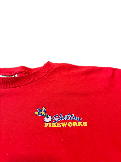 (L) Vintage Shelton Fireworks Tee