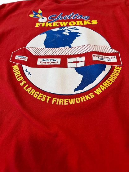 (L) Vintage Shelton Fireworks Tee