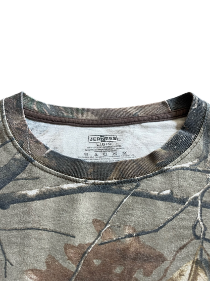 (L) RealTree Camo Longsleeve Pocket Tee