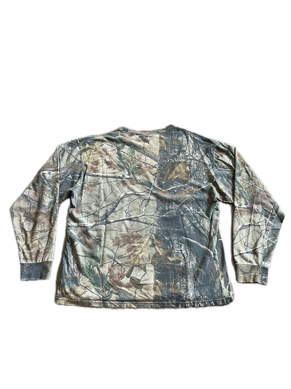 (L) RealTree Camo Longsleeve Pocket Tee