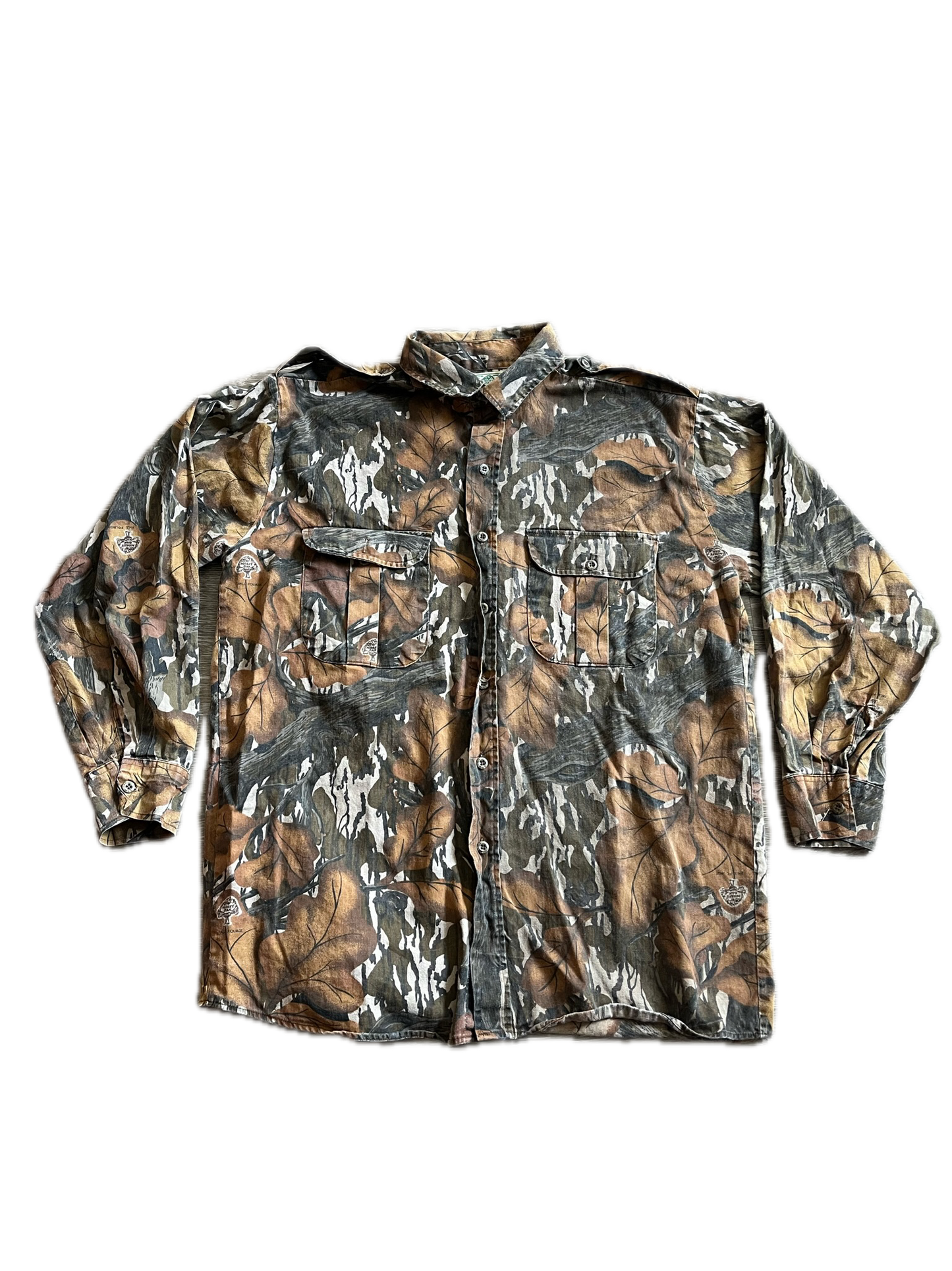 (XL) 1980s-1990s Mossy Oak Longsleeve Hunting Shirt