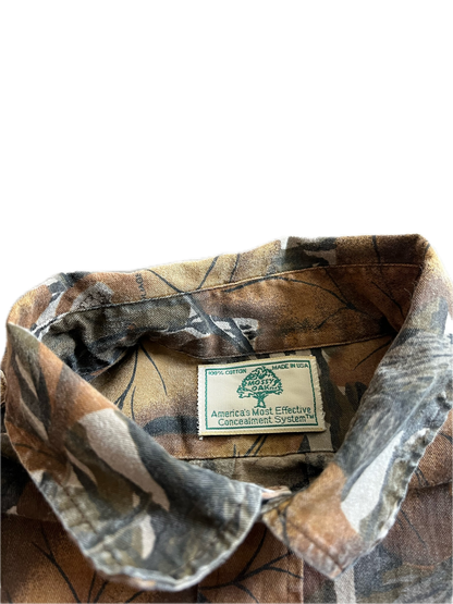 (XL) 1980s-1990s Mossy Oak Longsleeve Hunting Shirt